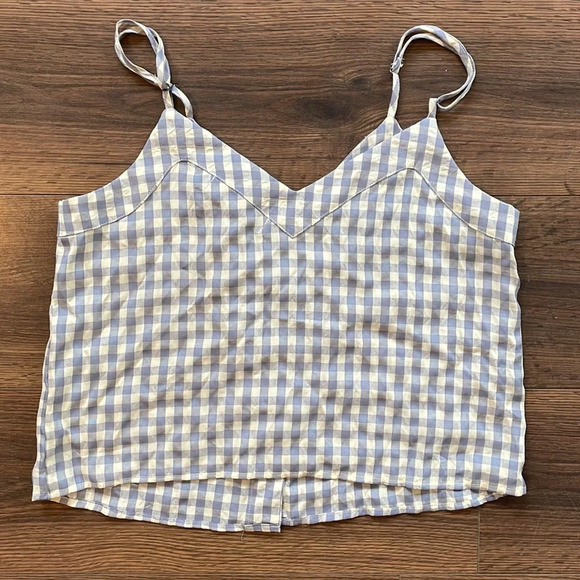 Indigo Rising | Gingham Crop Tank - Picture 6 of 6